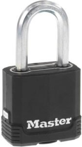 For the most security, go with a solid body padlock.