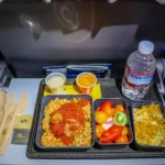 This is a picture of airplane food.